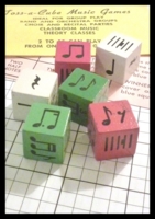 Dice : Dice - Game Dice - Toss a Cube Music Dice - resale shop July 2013
